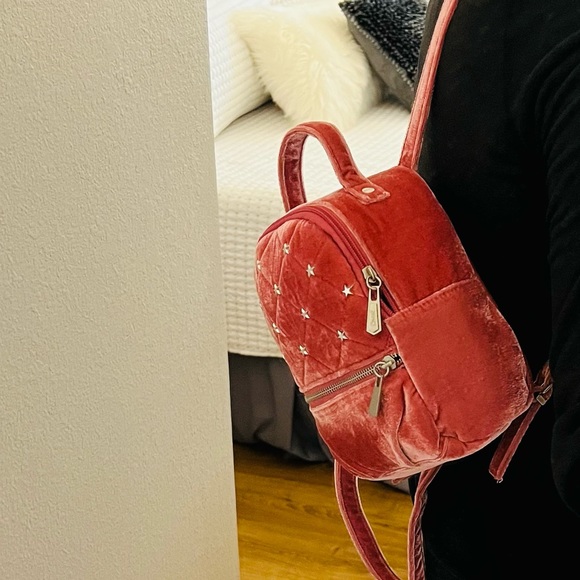 Sam Edelman Circus backpack. Velvet pink. - Picture 6 of 7